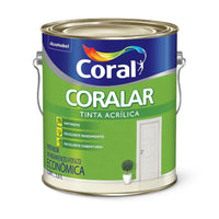 Tinta Acrílica Fosca Coralar Coral Verde Piscina Galão Akzo Nobel