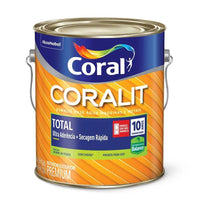 Tinta Esmalte Sintético Coralit Total Balance Acetinado 3.6L Branco