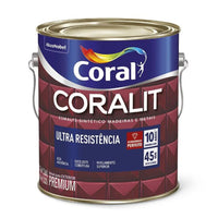 Tinta Esmalte Sintético Coralit Ultra Resistência Vermelho Goya 3.6L