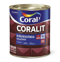 Tinta Esmalte Sintético Coralit Ultra Resistência 900ml Verde Folha