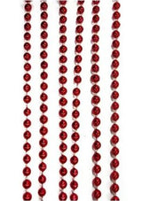 CORRENTE NATALINA VERMELHA 6MM 1,80M