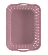 MOR CESTO TRANCADO RETANGULAR BAIXO MEDIO - ROSA ANTIGO