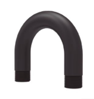 Curva Longa 180 Graus Para Eletroduto 3/4 Com Rosca Inpol Preto