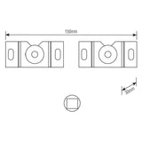 SUPORTE FIXO PARA TV 10-100 SBRU750 BRASFORMA