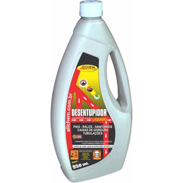 Desentupidor Líquido Ralo 950ml Allchem