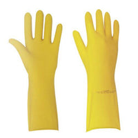 Luva Latex Multiuso Amarela Tamanho Gg