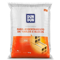 Massa Dun Dun para Assentamento de Tijolos e Blocos 10kg