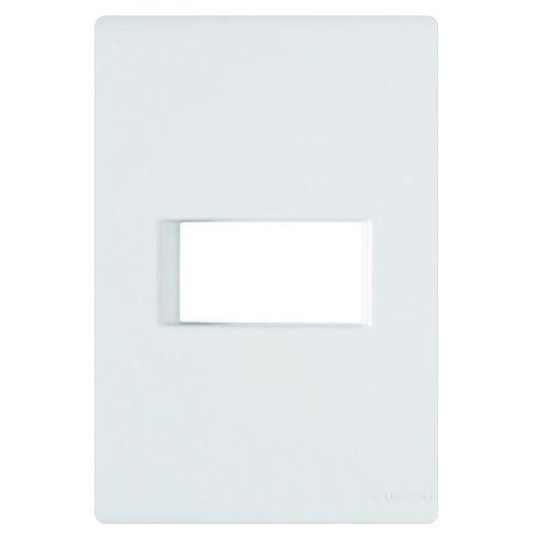 TRAMONTINA LIZ PLACA 4X2  IP HORIZONTAL BRANCA