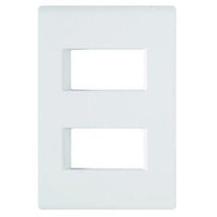 Placa 4x2 2 Postos Afastado Tramontina Liz Branca