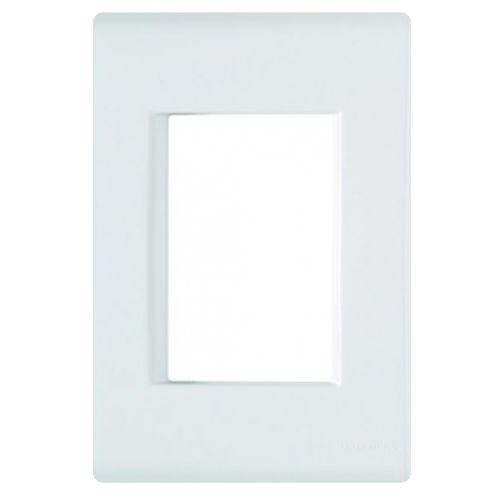 TRAMONTINA LIZ PLACA 4X2 3P JUNTOS BRANCA