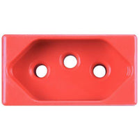 Modulo Tomada 2p+t 20a 250v Tramontina Vermelho