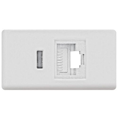 TRAMONTINA MODULO TOMADA P/ TELEFONE RJ11 BRANCO