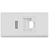 TRAMONTINA MODULO TOMADA P/ TELEFONE RJ11 BRANCO