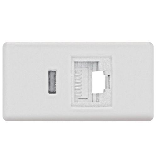 TRAMONTINA LIZ / GIZ MODULO TOMADA RJ 45 (CAT 6) BRANCA