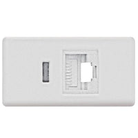 Módulo Tomada RJ45 Cat 6 Tramontina Liz Branca