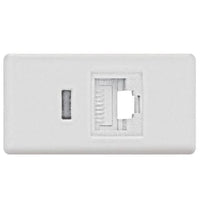 Módulo Tomada RJ45 Cat 6 Tramontina Liz Branca
