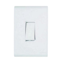 Conjunto Interruptor Simples 10A 250V Tramontina Liz Branco 4x2