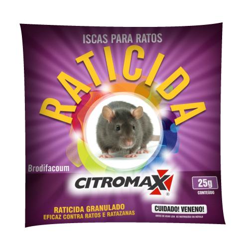 VENENO PARA RATO GANULADO ROSA 25GR