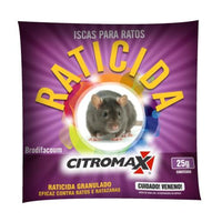 Veneno Para Rato Granulado Rosa 25g Diferpan
