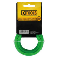 Linha De Nylon Heptagonal Dtools 2.0mm 15m