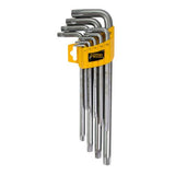 JOGO CHAVE (TORX)  C/GUIA LONGO 9PCS - DTOOLS