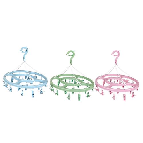 MINI-VARAL OVAL 24 PRENDEDORES MOR