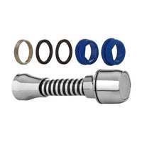 Extensor Flexível Para Torneira Blukit Com Rosca Cromado 9cm