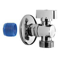 Torneira Angular de Esfera 90 Graus Blukit 1/2 Cromada para Lavatório