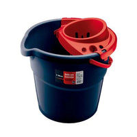 Balde Com Escorredor Atlas 9 Litros Azul
