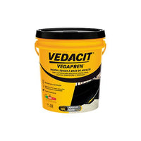 Impermeabilizante Vedapren Vedacit 18kg Preto Otto Baumgart
