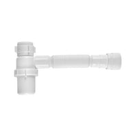 Sifão Sanfonado Universal com Copo Branco Astra