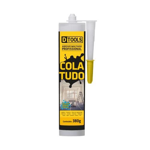COLA TUDO CINZA BISNAGA 380G  DTOOLS