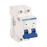 Disjuntor DIN Bipolar 10A Branco Tramontina