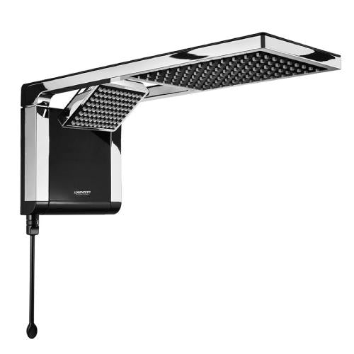 Chuveiro Acqua Duo Lorenzetti 5500w 127v Preto / Cromado