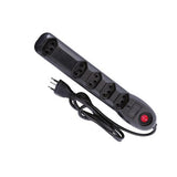 FILTRO LINHA C/ 5 TOMADA 3X0,75MM  1M PRETO