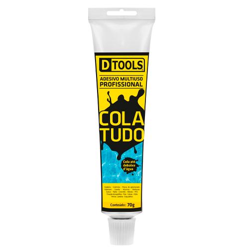 COLA TUDO  BRANCO BISNAGA 70G  DTOOLS