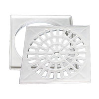 Grelha Para Ralo Quadrada 150mm Branca Diferpan