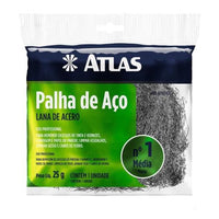 Palha De Aço Média 25g Atlas