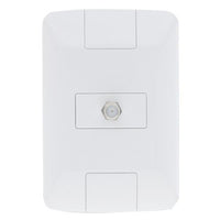 Conjunto Tomada Tv E Satélite Aria Tramontina Branco