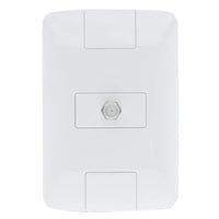 Conjunto Tomada Tv E Satélite Aria Tramontina Branco