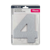 ATLAS NUMERO ADESIVO 4 ACM ESC PR3001/4