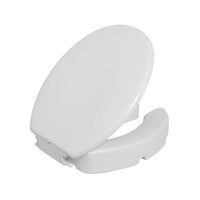 Assento Sanitário Elevado Almofadado Astra Com Trava Branco