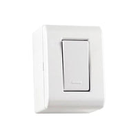 Interruptor Simples Tramontina Lizflex com Caixa de Sobrepor Branco
