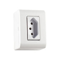 Tomada Tramontina Lizflex 2 Polos 10a 250v