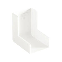 Cotovelo externo para canaleta 20x10mm Tramontina branco
