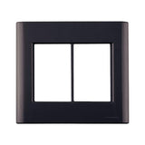 TRAMONTINA LIZ PLACA 4X4 6P JUNTOS GRAFITE