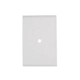 TRAMONTINA LIZ PLACA 4X2 1 FURO 9,5MM BRANCA