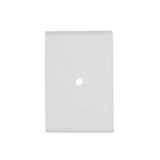 TRAMONTINA LIZ PLACA 4X2 1 FURO 9,5MM BRANCA