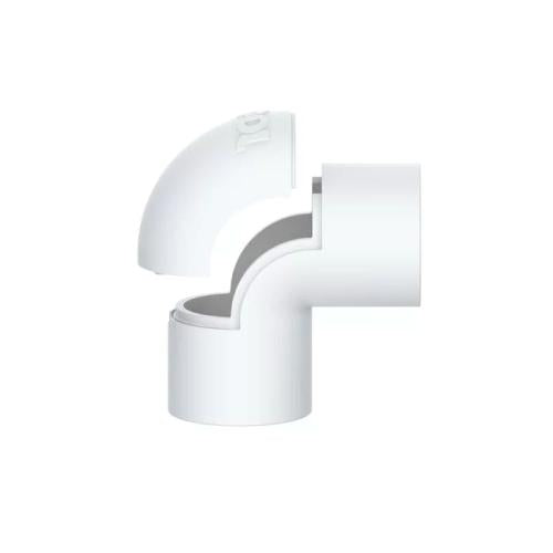 JOELHO COM JANELA 3/4" P/ ELETRODUTO BRANCO - INPOL
