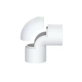 JOELHO COM JANELA 3/4" P/ ELETRODUTO BRANCO - INPOL